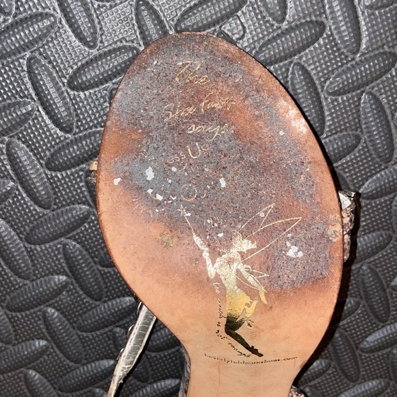 Beverly Feldman Snake Print Embellished Heels gem rhinestone sexy hot glam bling - Picture 7 of 9